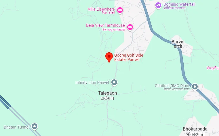 godrej-golf-side-estate-location-map