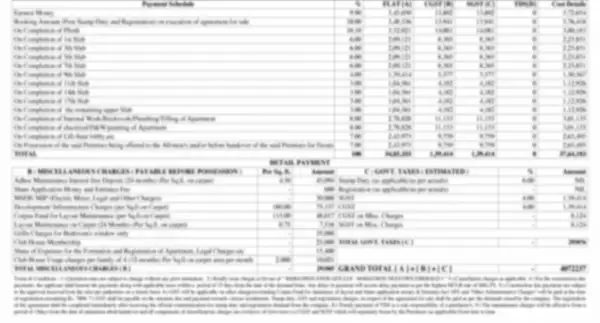 Godrej Hoskote Apartment Price Sheet, Cost Sheet, Cost Break Up, Payment Schedule, Price Breakup, Best Offer Price, Best Price, All Inclusive Price, Bank approvals, Payment Schemes, launch Offer Price, Prelaunch Offer Price, Final Price by Godrej Properties located at Hoskote, next to NH 75, Old Madras Road (OMR), Whitefield region, Bangalore East